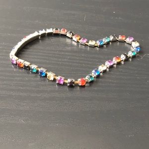 Rainbow gem bracelet